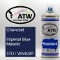 Preview: Chevrolet, Imperial Blue Metallic, 37U / WA403P: 400ml Sprühdose, von ATW Autoteile West.